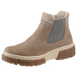 RIEKER Chelsea Boots  čierna / béžová / žltohnedá