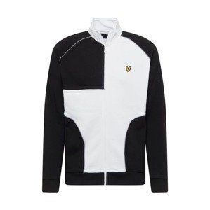 Lyle & Scott Tepláková bunda  čierna / biela