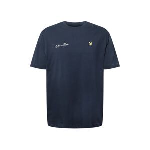 Lyle & Scott Tričko  námornícka modrá / žltá / biela