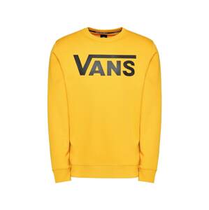 VANS Mikina 'CLASSIC CREW II'  žltá / čierna