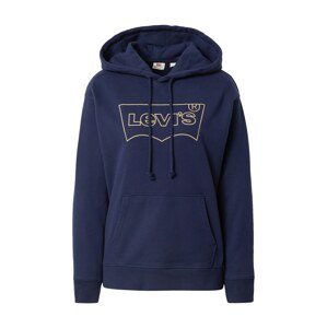 LEVI'S Mikina 'GRAPHIC STANDARD HOODIE BLUES'  námornícka modrá / svetložltá