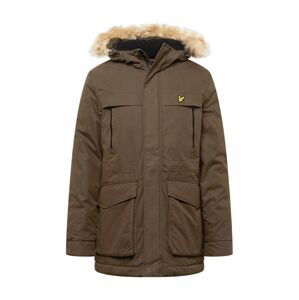 Lyle & Scott Zimná parka  olivová / čierna / žltá