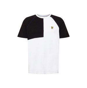 Lyle & Scott Tričko  biela / čierna