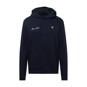 Lyle & Scott Mikina  námornícka modrá / biela / limetková