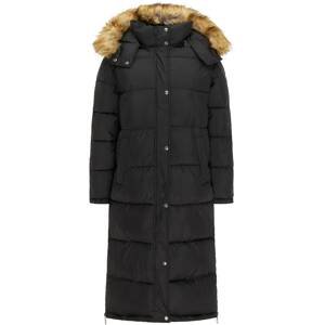 MYMO Zimný kabát  čierna / svetlohnedá