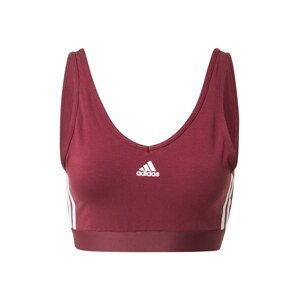 ADIDAS SPORTSWEAR Športová podprsenka  bordová / biela