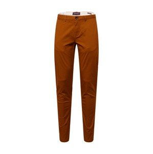 SCOTCH & SODA Chino nohavice  koňaková