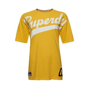 Superdry Tričko 'Strikeout'  námornícka modrá / žltá / červená / šedobiela