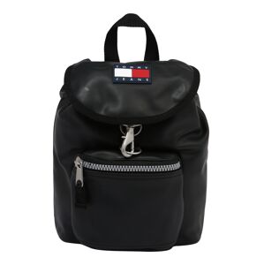 Tommy Jeans Rucksack  čierna / námornícka modrá / biela / červená