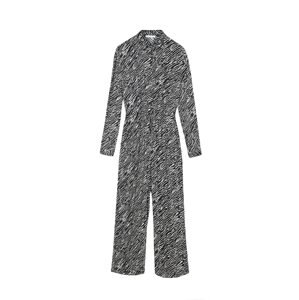 Scalpers Jumpsuit  čierna / biela