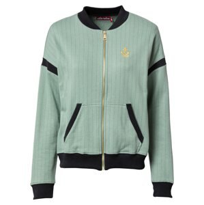 Derbe Sweatjacke 'Gold Anchor'  mätová / čierna