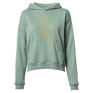 Derbe Sweatshirt 'Gold Anchor'  smaragdová / žltá