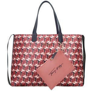 TOMMY HILFIGER Shopper  pitaya / biela / tmavomodrá / červená