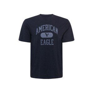 American Eagle Tričko  tmavomodrá / dymovo modrá