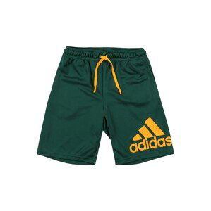 ADIDAS PERFORMANCE Sportshorts  zelená / zlatá žltá