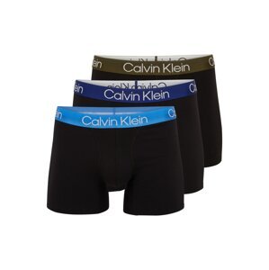 Calvin Klein Underwear Boxerky  čierna / kaki / svetlomodrá / modrá / biela