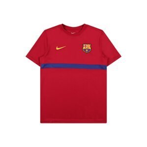 NIKE Funkčné tričko 'FC Barcelona Academy Pro'  červená / žltá / námornícka modrá / biela / šafránová