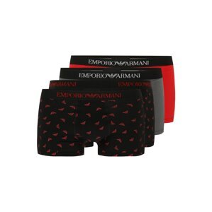 Emporio Armani Boxerky  čierna / červená / sivá