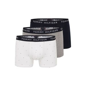 TOMMY HILFIGER Boxerky  biela / tmavomodrá / sivá / červená