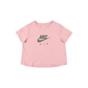 Nike Sportswear Tričko  sivá / ružová