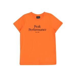 PEAK PERFORMANCE Tričko  oranžová / čierna