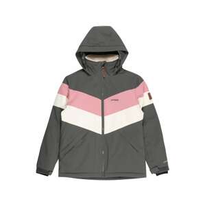 PROTEST Sportjacke 'FUDGE 21'  rosé / béžová / zelená