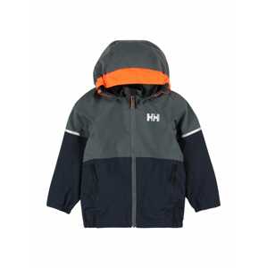 HELLY HANSEN Outdoorová bunda 'SOGN'  námornícka modrá / tmavosivá / neónovo oranžová