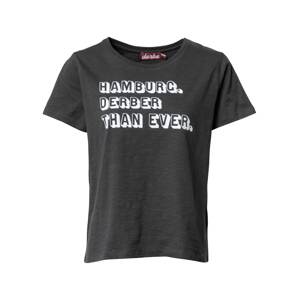 Derbe T-Shirt 'Than Ever'  čierna / biela