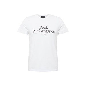 PEAK PERFORMANCE Funkčné tričko  biela / čierna