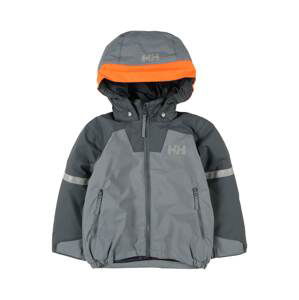 HELLY HANSEN Outdoorová bunda 'LEGEND'  sivá / tmavosivá / tmavooranžová