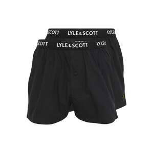 Lyle & Scott Boxerky 'DYLAN'  čierna / biela