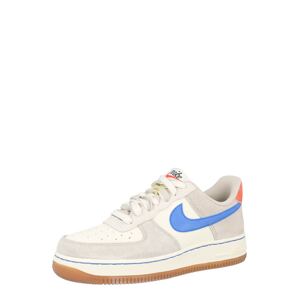 Nike Sportswear Bežecká obuv 'Air Force 1 '07 SE'  béžová / svetlosivá / červená / kráľovská modrá