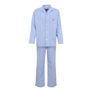 Polo Ralph Lauren Dlhé pyžamo  svetlomodrá / biela / tmavočervená