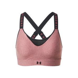 UNDER ARMOUR Športová podprsenka 'Infinity'  rosé / čierna