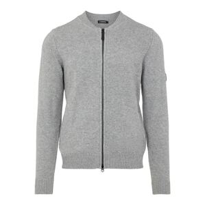 J.Lindeberg Strickjacke 'Luca'  sivá melírovaná