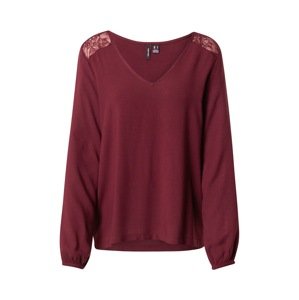 VERO MODA Blúzka 'Beatrix'  burgundská