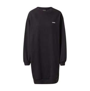 LEVI'S ® Šaty 'Yuna Sweatshirt Dress'  čierna / biela