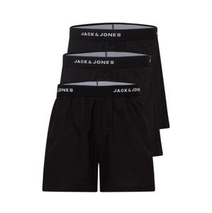 JACK & JONES Boxerky 'MICK'  čierna / biela