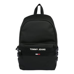 Tommy Jeans Batoh  čierna / biela / červená / tmavomodrá