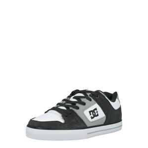 DC Shoes Nízke tenisky 'PURE'  sivá / biela / tmavosivá