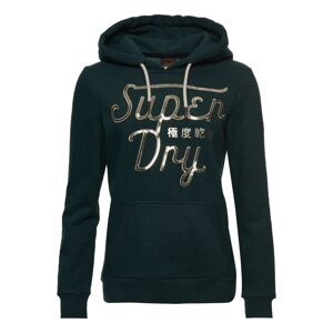 Superdry Mikina  zlatá / tmavozelená