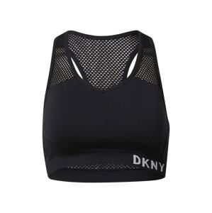 DKNY Performance Športová podprsenka  čierna / biela