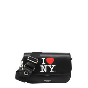 Kate Spade Umhängetasche 'I HEART NY'  čierna / biela / červená