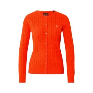 GANT Strickjacke  oranžovo červená