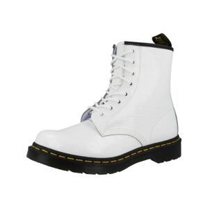 Dr. Martens Šnurovacie členkové čižmy '1460'  tmavožltá / čierna / biela