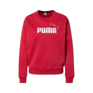 PUMA Mikina  červená / biela