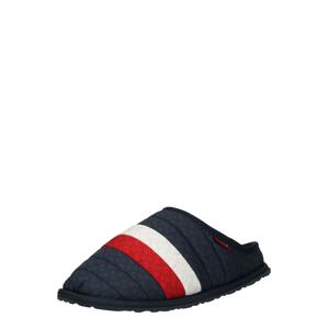 TOMMY HILFIGER Papuče  biela / červená / ultramarínová