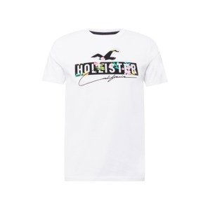 HOLLISTER Shirt  šedobiela / zmiešané farby