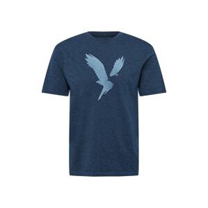 American Eagle T-Shirt  modrá melírovaná / svetlomodrá