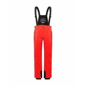KILLTEC Outdoorové nohavice 'Enosh'  svetločervená / čierna